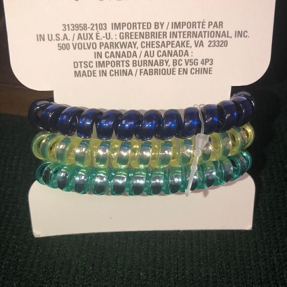 Jelly Spirals set of 3 No Snag All Day Comfort Hair Ties - Picture 3 of 3